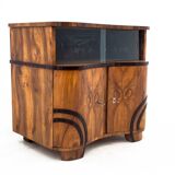 Art Deco glass chest of drawers, Poland, 1950s. After renovation.