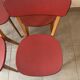 Set de 4 chaises bistrot vintage, années 50 (Taille adulte)