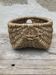 Basket trash of the 60s in braided rattan with handles