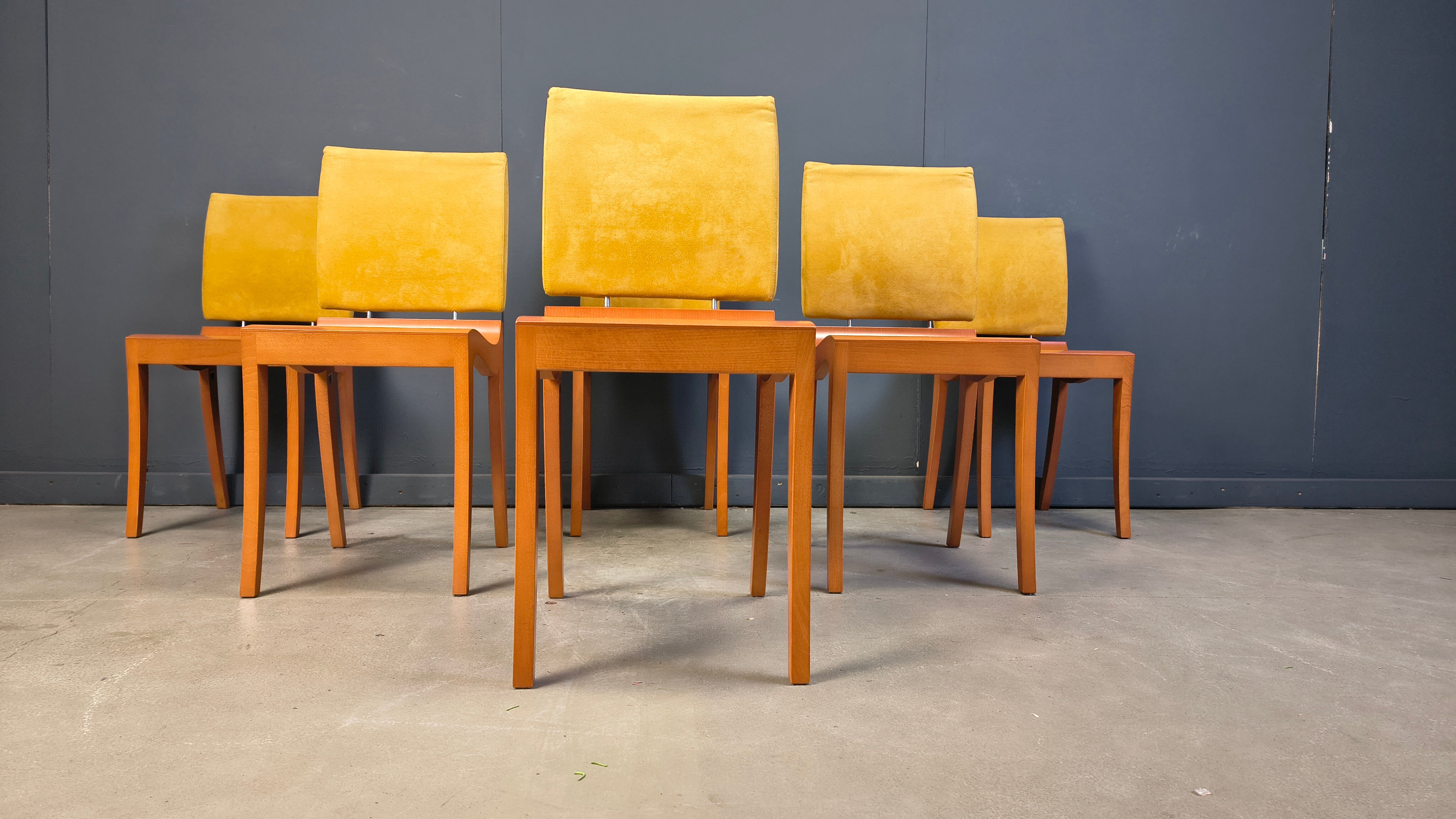 Set of 6 Finn dining chairs by Ligne Roset, 1990s