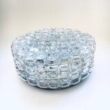 Wall lamp in glass by Erco Leuchten, 1960s