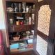 Antique wardrobe with 1 door, solid wood — provincial Louis XV style — XVI