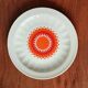 Service dessert, 6 plates and vintage porcelain dish from Germany.