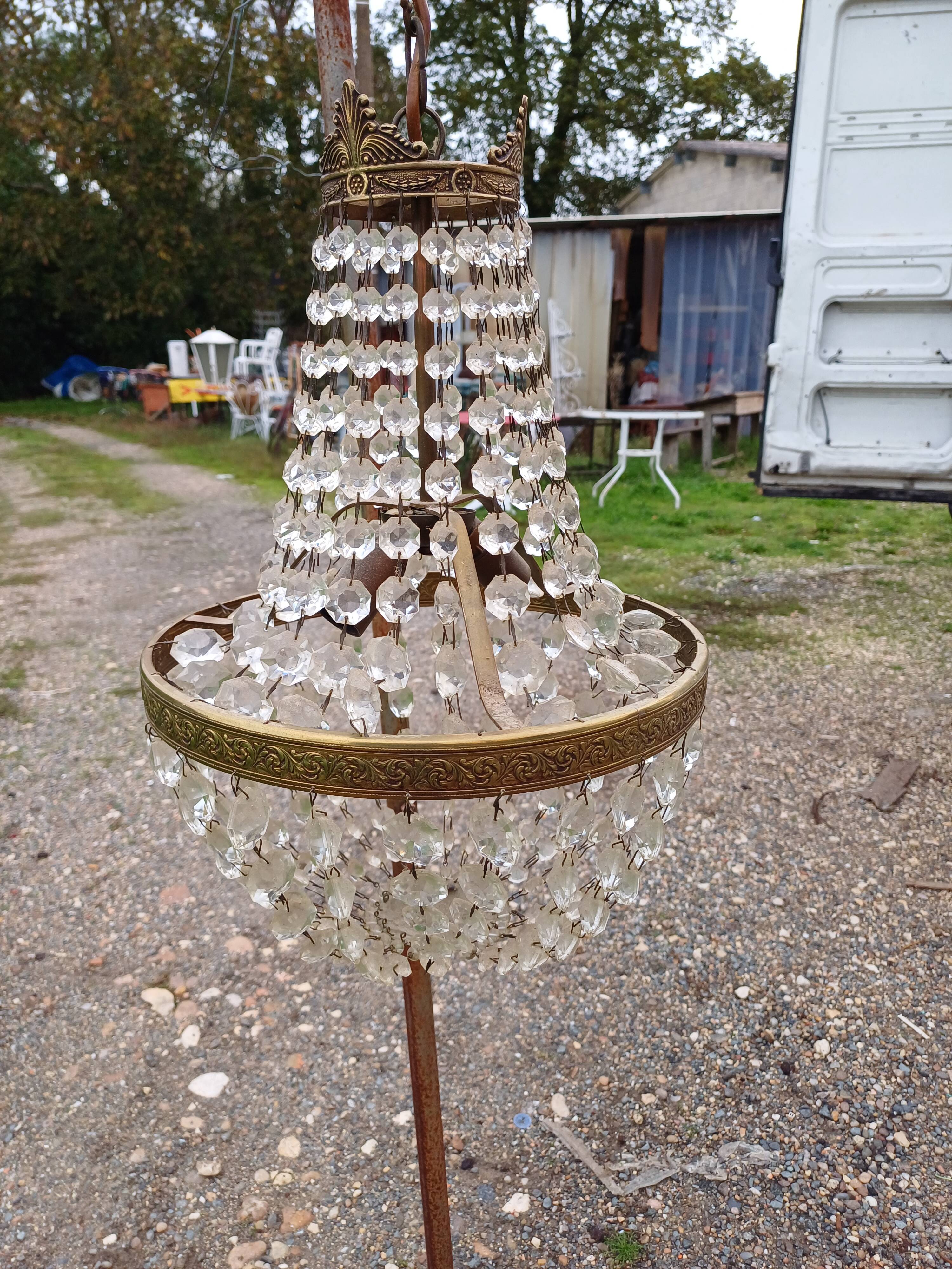 Hot Air Balloon Chandelier with Tassels