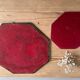 Vintage octagonal beveled mirrors