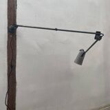 Vintage industrial workshop wall light from the 1950s.