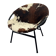 Mid-century swivel balloon armchair from Lusch & Co 1960s