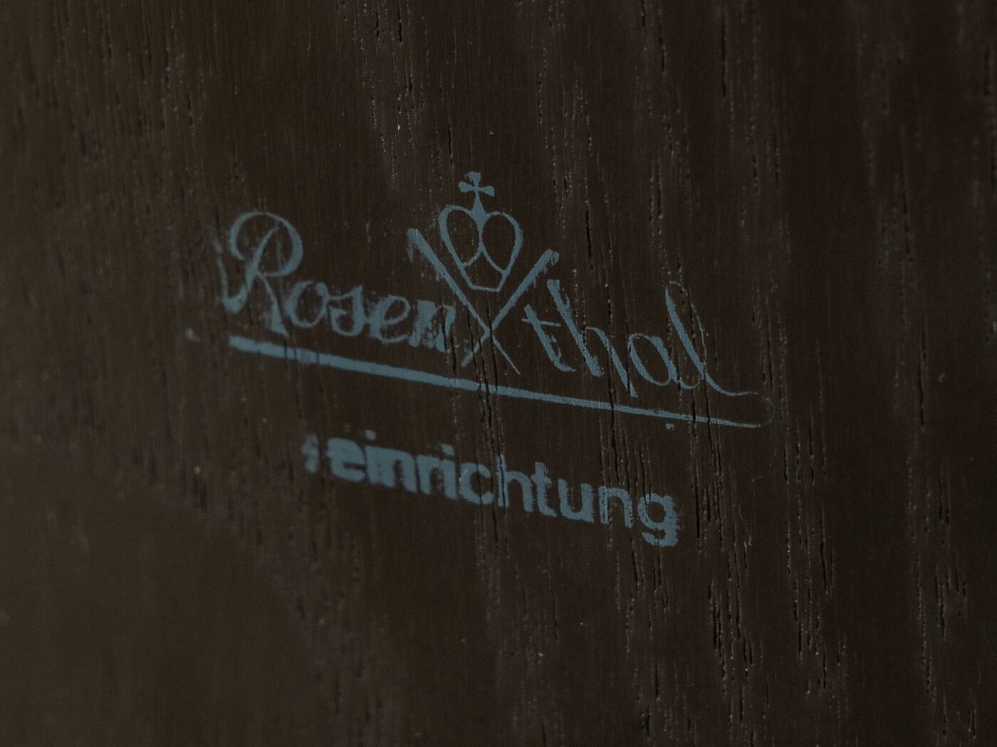 Quadrondo dining table, Erwin Nagel for Rosenthal