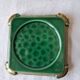 Ceramic trivets and glasses from Poët-Laval. Vintage