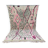 Handmade wool Berber rug 300x190 cm