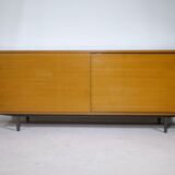 Teak sliding door sideboard by Ernst Martin Dettinger for Bormann, 1960s