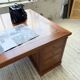 Double-sided walnut counter desk 1900