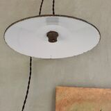 Former green factory hanging lamp