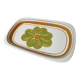 Plat vintage rectangular in earthenware model monaco by salins