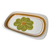 Plat vintage rectangular in earthenware model monaco by salins