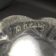 Vase en cristal signé Val St Lambert