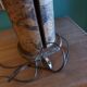 Vintage cork lamp from the 60s, 70's