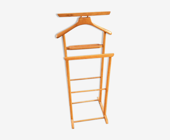 Valet de nuit en bois clair