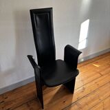 Fauteuil cuir Roche Bobois vintage