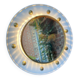 Illuminated mirror with reflection 1960