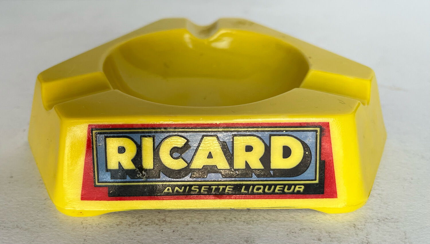 Vintage ceramic advertising ashtray