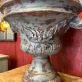 Pair of cast iron planters