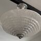 Suspension Art Deco globe en verre de Clichy