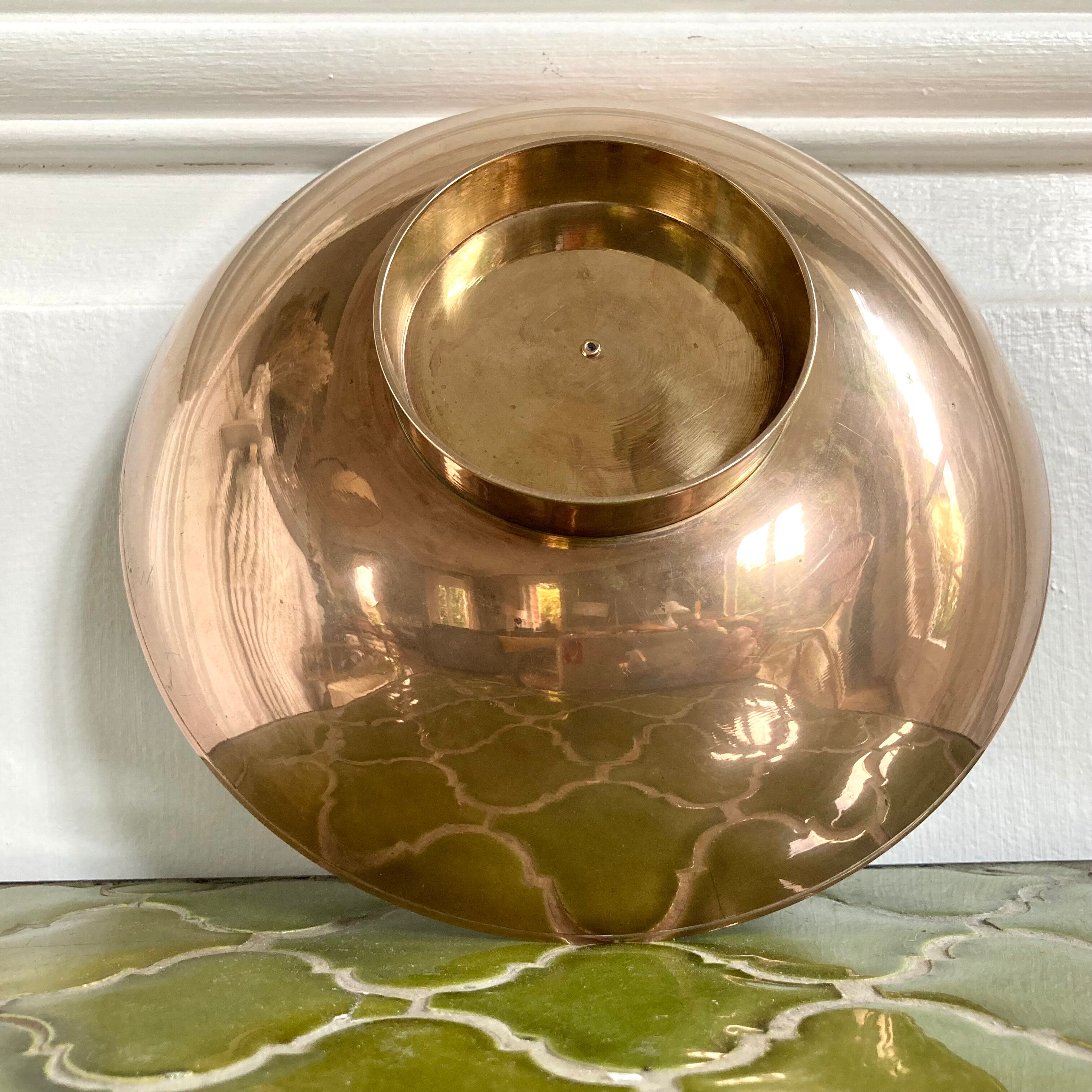 Brass empty pocket cup