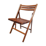 Vintage wooden folding chair