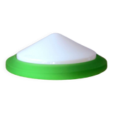 Glass and opaline wall light, 1970.