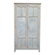 Armoire parisienne ancienne Luterma patine grise bleutée