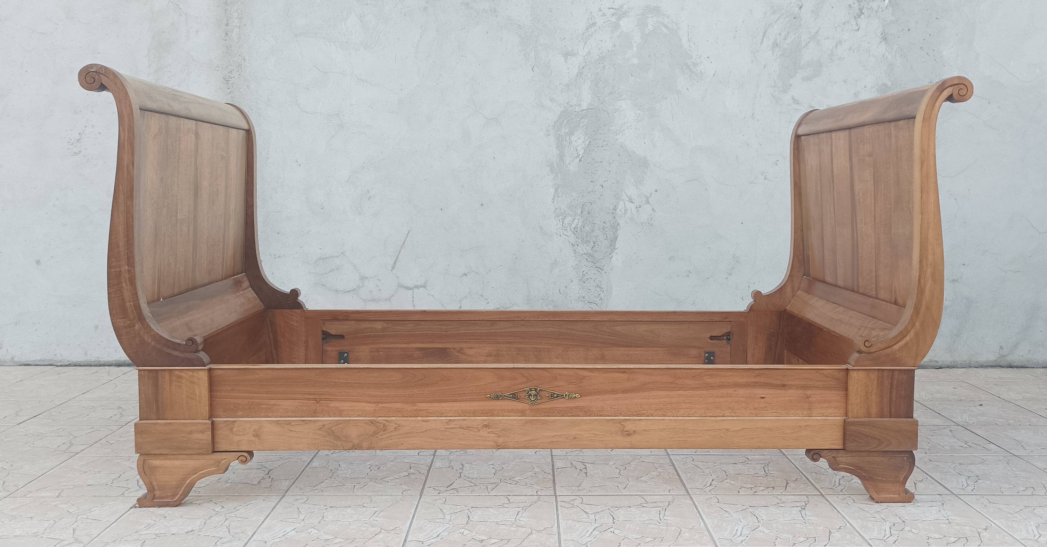 Empire Style Mahogany Bed