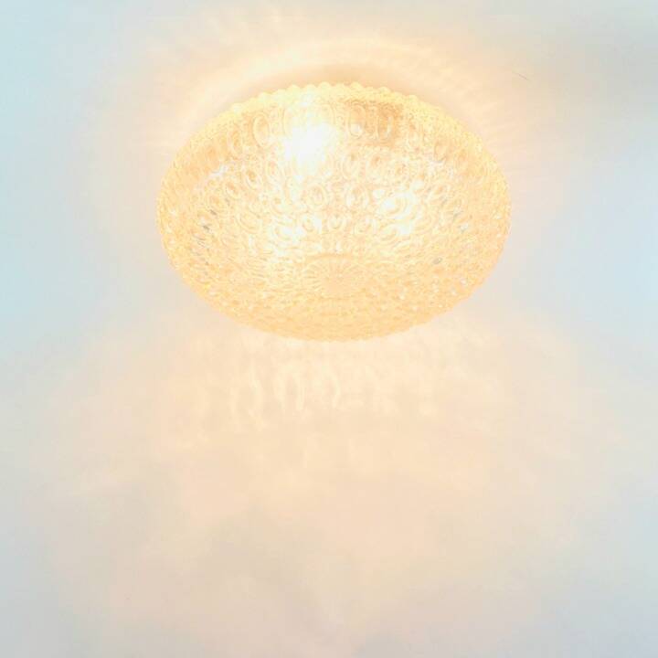 Extra Large Amber Bubble Glass Ceiling Light - H. Tynell for Limburg, 1960s