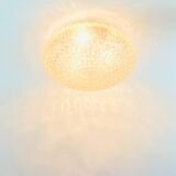 Extra Large Amber Bubble Glass Ceiling Light - H. Tynell for Limburg, 1960s