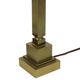 Pair of Mid Century Brass Table Lamps Boulanger Style 45cm