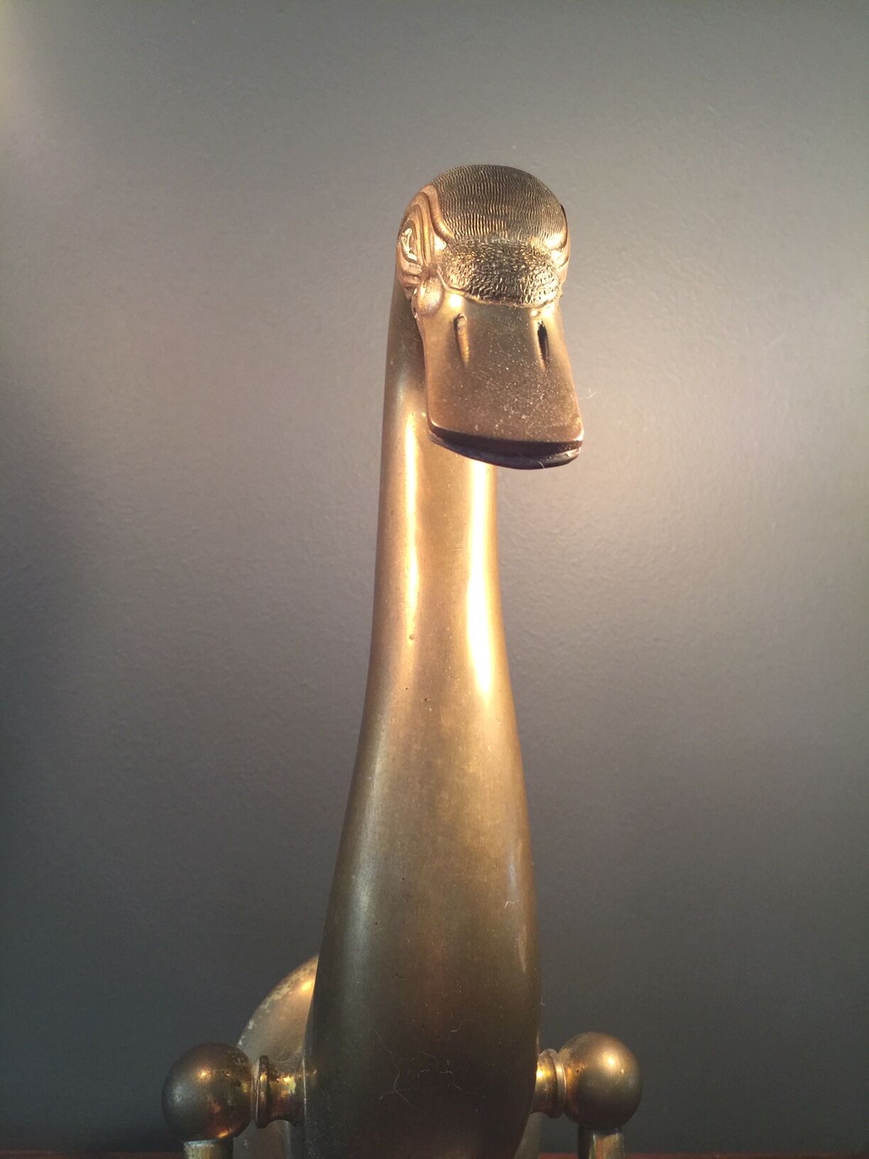 Pair d swans solid brass wall light