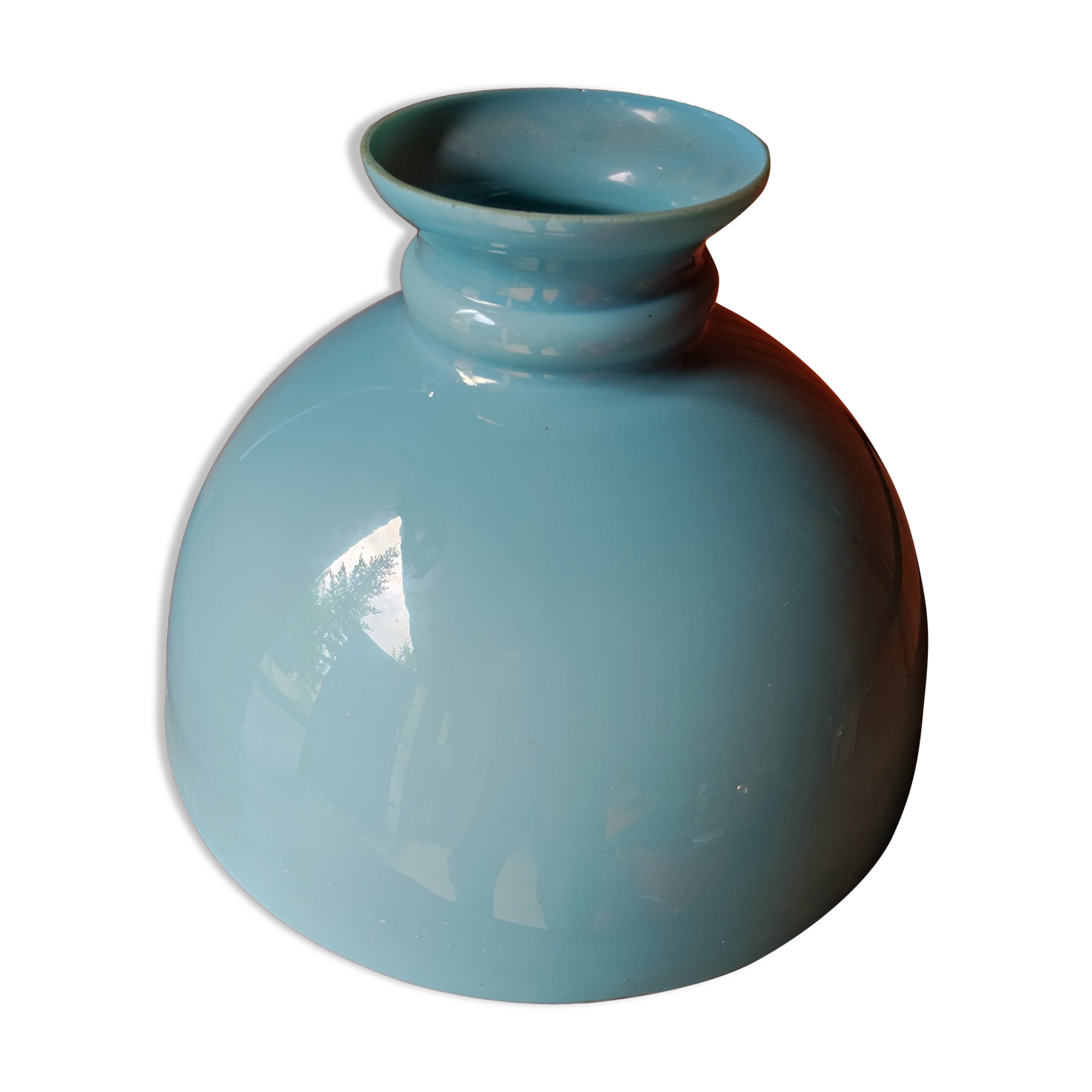 Globe opaline green lampshade for chandelier and lamp