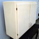 Haut de buffet vintage en bois peint