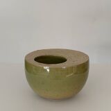 Empty pocket / ashtray in enamelled stoneware from the 80s