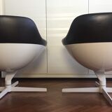Set of 2 armchairs Auckland 277 designed by Jean Marie Massaud for Cassina