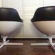Set of 2 armchairs Auckland 277 designed by Jean Marie Massaud for Cassina