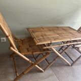 Bamboo table and chairs
