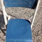 Vintage folding chair for children's desk