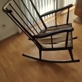 Rocking chair façon scandinave
