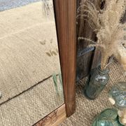 Art Deco walnut mirror