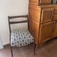 Chaise années 60 revisitée ethnique