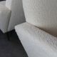 Paire de fauteuils 1960 bouclettes laine