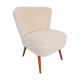 Cocktail chair club chair in teddy fabric