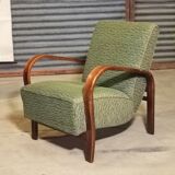 Pair of HF11 chairs by Karel Koželka and Antonín Kropáček for Jindřich Halabala