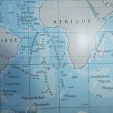 Map of the seabed (underwater relief) dating from 1905